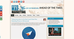 Desktop Screenshot of estermaemarketing.com